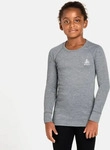 Odlo 159229, Odlo Active Warm Eco Top Crew LS Kids grey melange - Gr&ouml;&szlig;e 116 Kinder