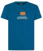 La Sportiva Cinquecento T-Shirt space blue - Größe L N55623623