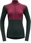 Devold Lauparen 190 Woman Zip Neck beetroot/woods/ink - Gr&ouml;&szlig;e L GO245244A