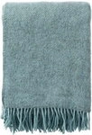 Klippan Gotland Wolldecke turquoise - Gr&ouml;&szlig;e 130 x 200 cm 2085