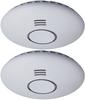 Smartwares Funk-Rauchmelder 2 Stück weiß, bis zu 20 koppelbar, FSM-17162