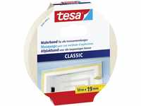 tesa Malerkreppband Classic 50 m x 19 mm, beige