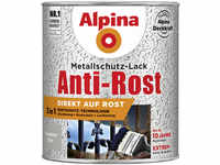 Alpina Metallschutz-Lack Eisenglimmer 750 ml silber