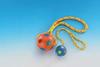 Nobby Vollgummi Ball mit Seil 6,5 cm