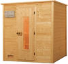 Weka Premium Massivholz-Sauna Bergen Gr. 1 Sparset 7,5 kW BioS