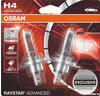 Osram Halogenlampe H4 Raystar Advanced +150% 12V 60/55W
