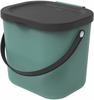 Rotho Mülltrennungssystem Albula 6 L mistletoe green Recyclingbehälter