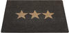 Fußmatte Stars Kokos dunkelgrau, 40 x 60 cm