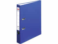herlitz Ordner max.file protect A4 PP-Folienbezug, Fenster 5 cm, blau