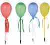 Light & More LED Solar-Ballons bunt 12 cm 4 Stück