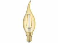 Osram LED Leuchtmittel Vintage 1906 Clas BA 22 E14 2,5W warmweiß, amber