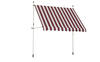 TrendLine Balkon-Markise 3 x 1,3 m rot-weiß gestreift