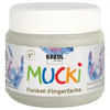 Kreul Mucki Funkel-Fingerfarbe Drachensilber 150 ml