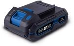 Akku SBP2.0 Scheppach - 20V/2Ah | 3-stufige LED-Anzeige | gummiertes Geh&auml;use 