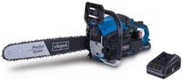 Benzin-Kettens&auml;ge PCS56E Scheppach - 3,1 PS / 2,3 kW 2-Takt-Benzinmotor | 20"...