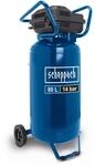 Kompressor stehend HC85V Scheppach - 14 bar | 330 l/min | &ouml;lfrei | 2x Manometer / 2x