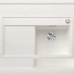 BLANCO GmbH + Co KG BLANCO ZENAR 45 S-F Einbausp&uuml;le SILGRANIT wei&szlig; ab 45 cm