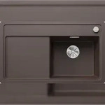 BLANCO GmbH + Co KG BLANCO ZENAR 45 S-F Einbausp&uuml;le SILGRANIT cafe ab 45 cm Excenter