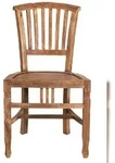 SIT M&ouml;bel Stuhl | aus recyceltem Teak-Holz massiv | natur | B 50 x T 55 x H 95...