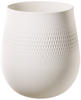 Villeroy & Boch Manufacture Collier blanc Vase Carré groß 20,5x20,5x22,5cm