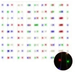 vidaXL LED-Lichtervorhang 3x3 m 300 LED Bunt 8 Funktionen