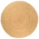 vidaXL Teppich Jute Geflochten 210 cm Rund