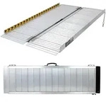 Baumarktplus TRUTZHOLM Rollstuhlrampe klappbar Alu 122 cm Traglast 272 kg