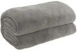 vidaXL Gewichtsdecke mit Bezug Grau 135x200 cm 10 kg Stoff