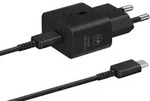 Samsung Schnellladeger&auml;t T2510 USB-C 25W mit Datenkabel, Black