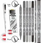 ONLINE&reg; 19105 Faserschreiber Calli.Brush - 5 St&uuml;ck Duo grey Edition