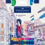 Faber Castell Aqua Dual Marker Gofa 0,4 mm 18er Etui