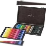 Faber Castell Farbstift Polychromos 3,8mm 48er Holzkoffer
