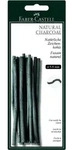 FABER CASTELL Zeichenkohle Pitt monochrom nat&uuml;rlich ca. 5-8 mm