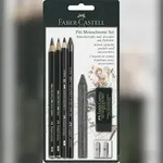 Faber Castell Monochrome Pitt 8er Set