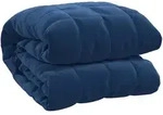 vidaXL Gewichtsdecke Blau 220x240 cm 11 kg Stoff