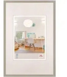 walther + design Lifestyle Kunststoff Bilderrahmen 013X018 GRAU