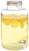 vidaXL Wasserspender XXL mit Zapfhahn Transparent 8 L Glas