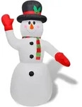 vidaXL Aufblasbarer Schneemann 240 cm
