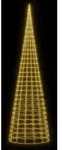 vidaXL LED-Weihnachtsbaum f&uuml;r Fahnenmast 3000 LEDs Warmwei&szlig; 800 cm