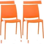 CLP 2er Set St&uuml;hle Maya orange