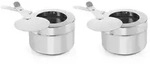 HENDI Beh&auml;lter f&uuml;r Chafing Dish-Brennpaste - 2 Stk., 2 Stk., ⌀90x(H)60mm