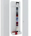 VCM Vandol I Universalschrank mit Oberschrank, 4 T&uuml;ren und 1 Schublade Wei&szlig;.