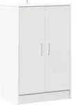 vidaXL Schuhschrank Wei&szlig; 60x35x92 cm Holzwerkstoff