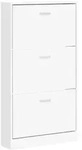 vidaXL Schuhschrank Wei&szlig; 59 x 17 x 108 cm Holzwerkstoff