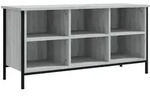 vidaXL Schuhregal Grau Sonoma 100x35x50 cm Holzwerkstoff