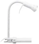 BRILLIANT FLEX Klemmleuchte 52 cm Metall / Kunststoff Wei&szlig;, 24705T05