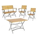 acamp Tischgruppe 2x Lindau Klappsessel 1x Lindau Klappbank 1x 57436 Lindau
