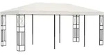 vidaXL Pavillon 3&times;6 m Creme Stoff