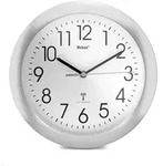 Mebus 52451 Wanduhr Digitale Wanduhr Rund Wei&szlig;