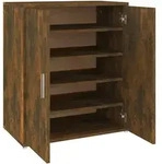 vidaXL Schuhschrank R&auml;uchereiche 60x35x70 cm Holzwerkstoff